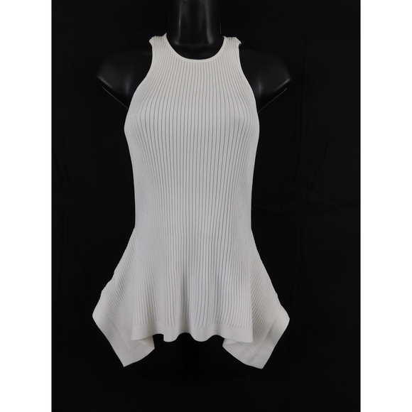 Cinq a sept Ellen Sleeveless Knit Peplum Top MED - Picture 6 of 11